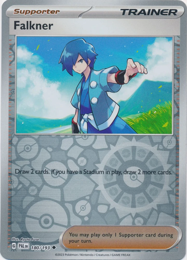 Falkner - 180/193 - Uncommon - Reverse Holo