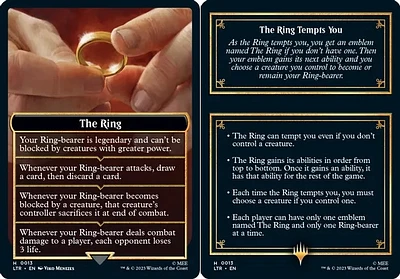 The Ring // The Ring Tempts You Helper Card