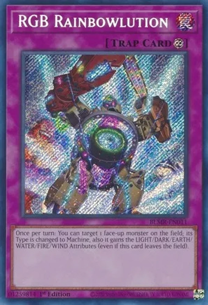 RGB Rainbowlution - BLMR-EN011 - Secret Rare - 1st Edition