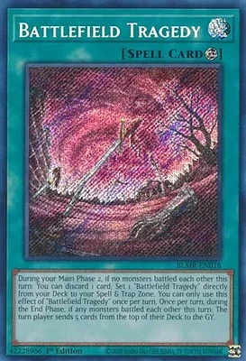 Battlefield Tragedy - BLMR-EN018 - Secret Rare - 1st Edition