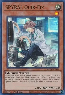 SPYRAL Quik-Fix - BLMR-EN056 - Ultra Rare - 1st Edition