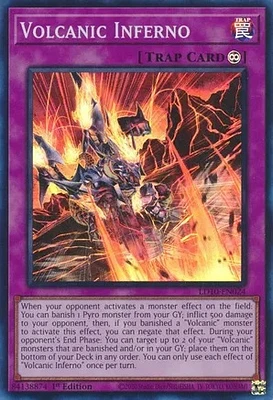 Volcanic Inferno - LD10-EN024 - Super Rare - 1st Edition