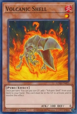 Volcanic Shell - LD10-EN025 - Common - 1st Edition