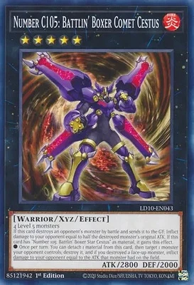 Number C105: Battlin' Boxer Comet Cestus - LD10-EN043 - Common - 1st Edition