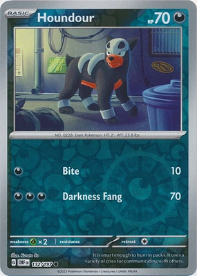 Houndour - 132/197 - Common - Reverse Holo