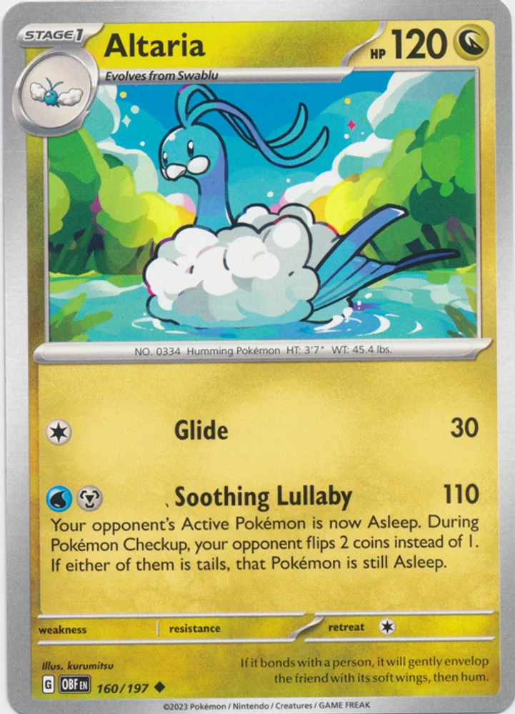 Altaria - 160/197 - Uncommon