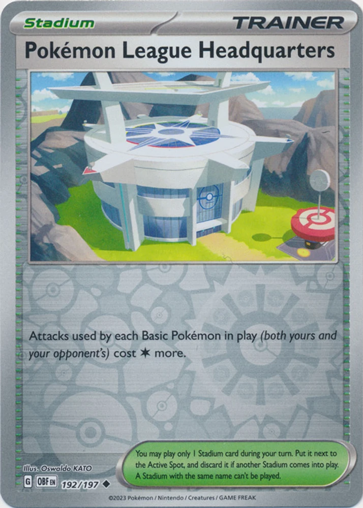 Pokemon League Headquarters - 192/197 - Uncommon - Reverse Holo