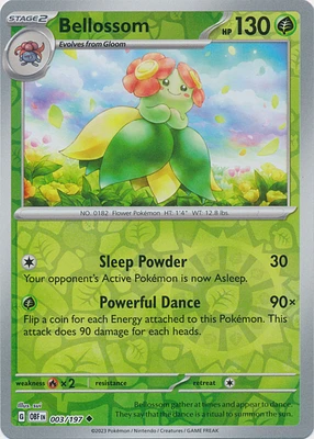 Bellossom - 003/197 - Uncommon - Reverse Holo