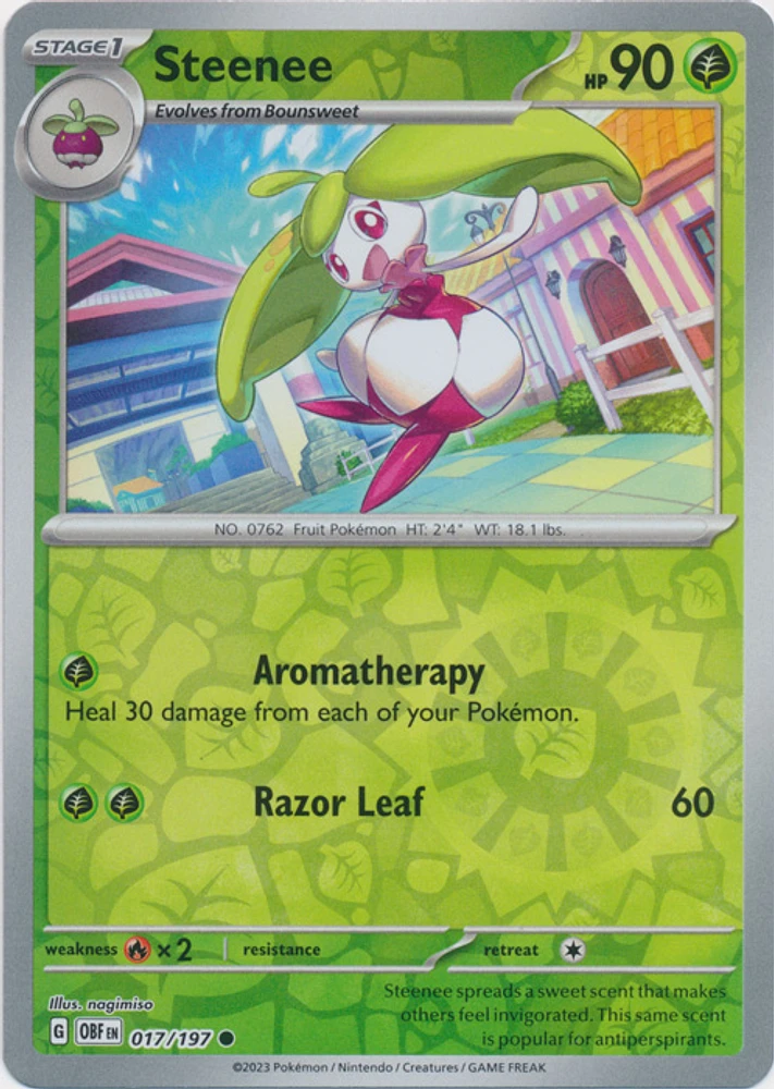 Steenee - 017/197 - Common - Reverse Holo