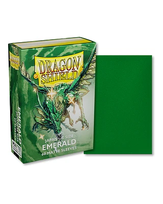 Dragon Shield - Emerald - Matte Sleeves - Japanese Size