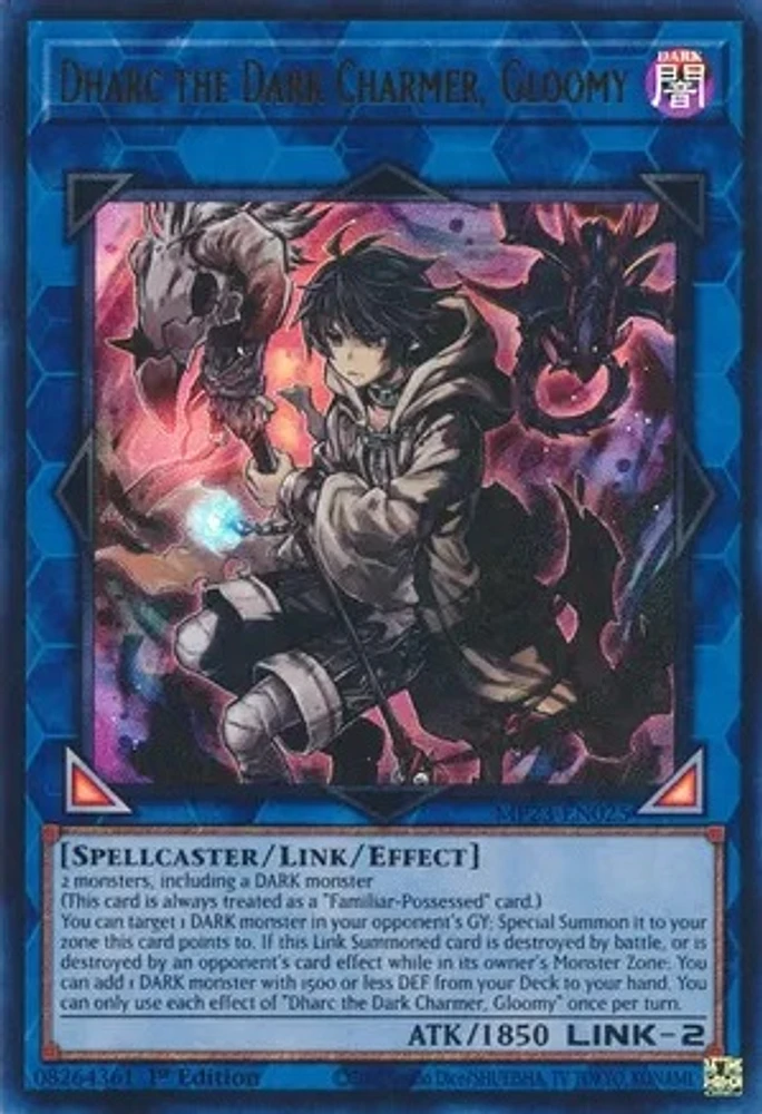 Dharc the Dark Charmer, Gloomy - MP23-EN025 - Ultra Rare - 1st Edition