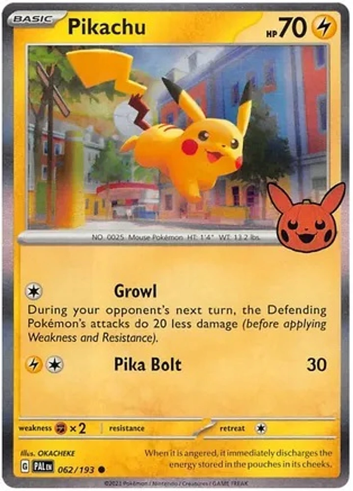 Pikachu - 062/193 - Common (Trick or Trade BOOster Bundle 2023)