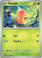 Weedle - 013/165 - Common