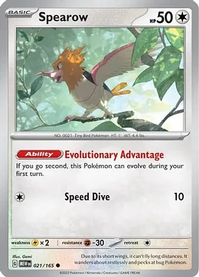 Spearow - 021/165 - Common