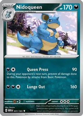 Nidoqueen - 031/165 - Uncommon