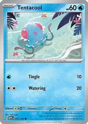 Tentacool - 072/165 - Common