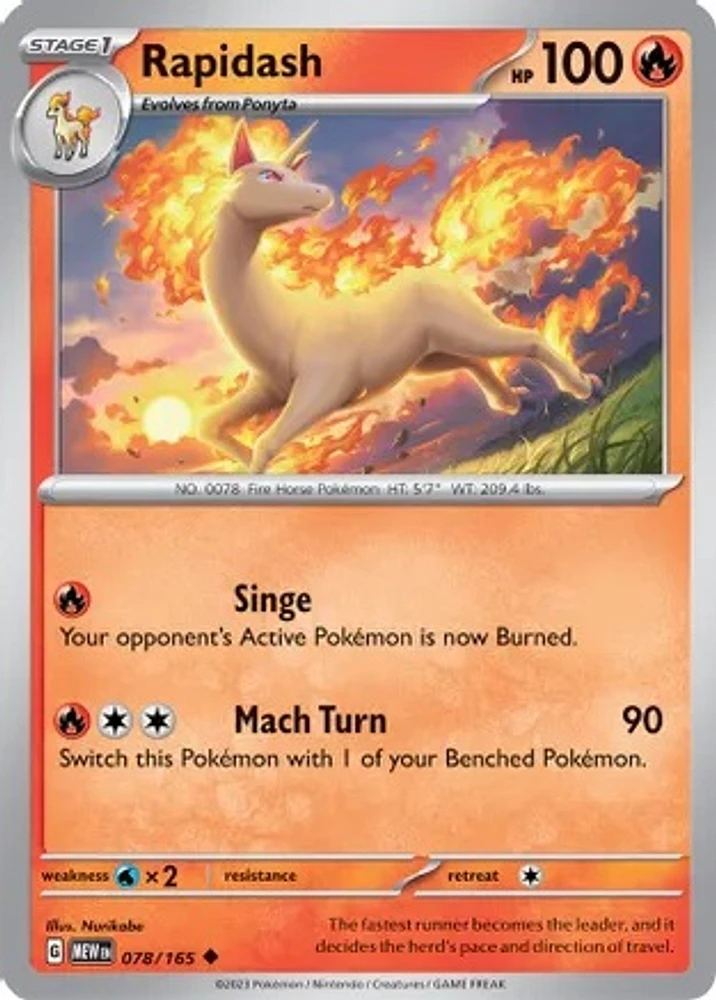 Rapidash - 078/165