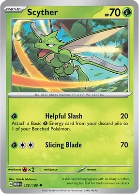 Scyther - 123/165 - Uncommon