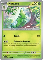 Metapod - 011/165 - Common - Reverse Holo