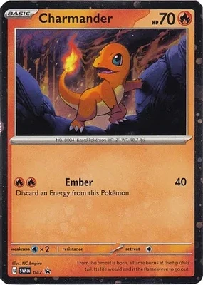 Charmander - SVP047 - SVP Black Star Promos