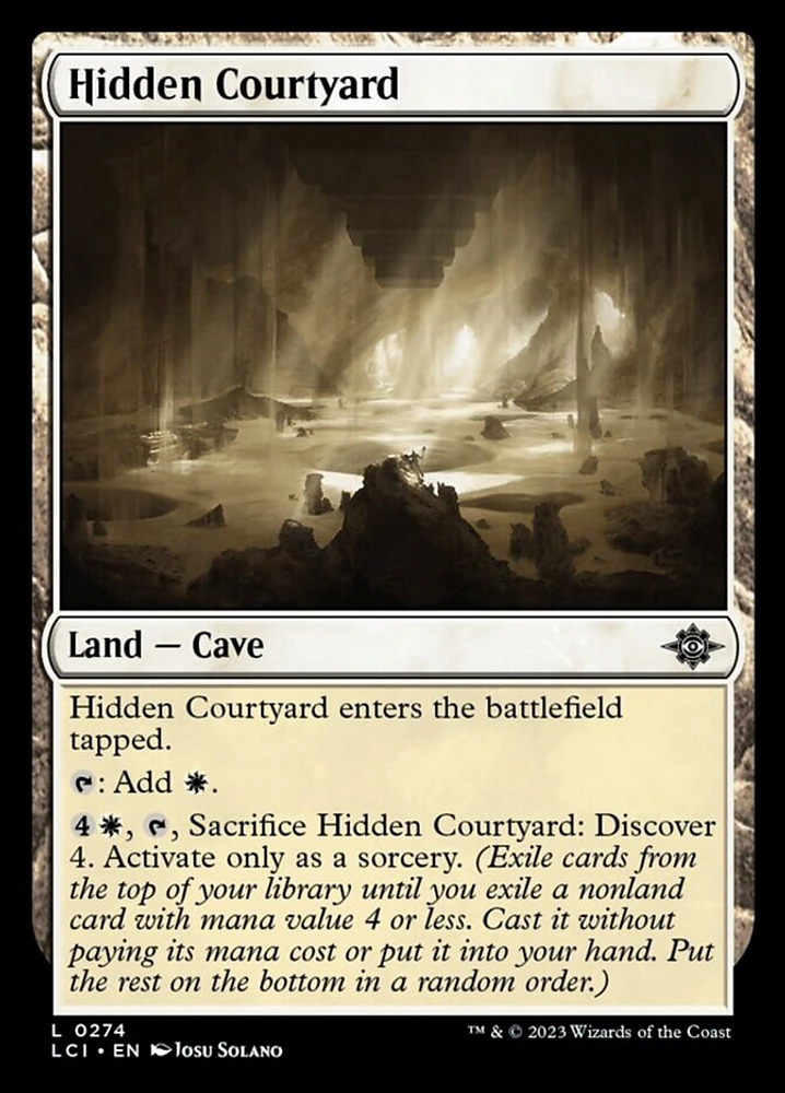 Hidden Courtyard - Foil