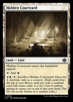 Hidden Courtyard - Foil