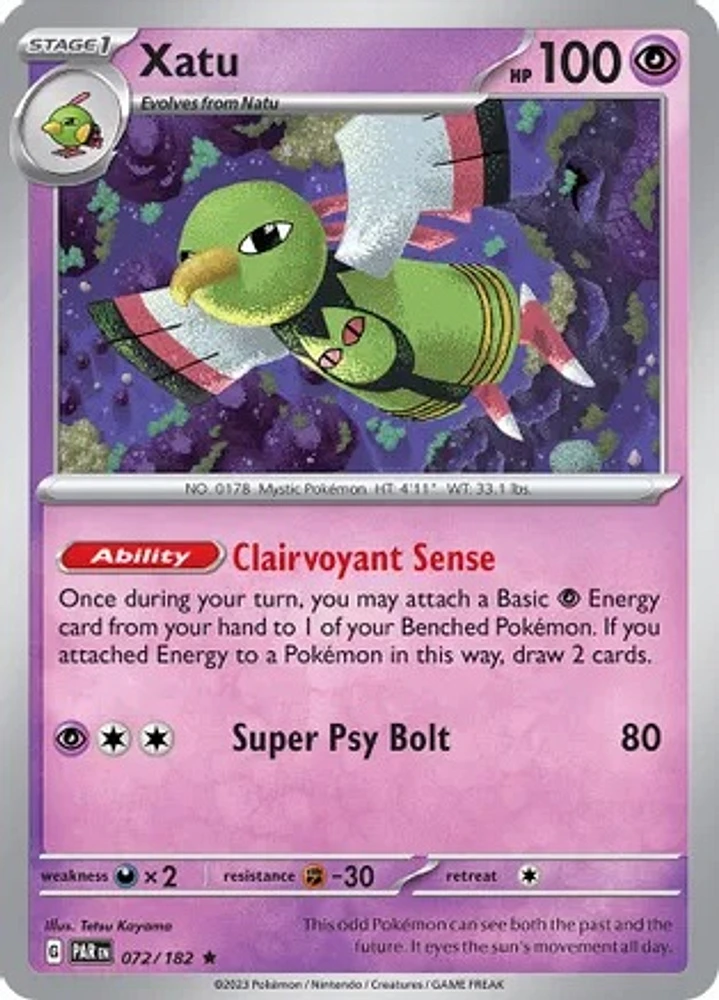 Xatu - 072/182 - Holo Rare