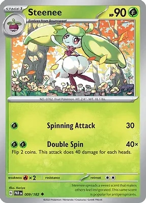 Steenee - 009/182 - Uncommon - Reverse Holo