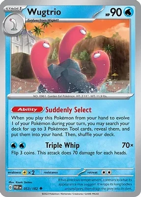 Wugtrio - 053/182 - Uncommon - Reverse Holo