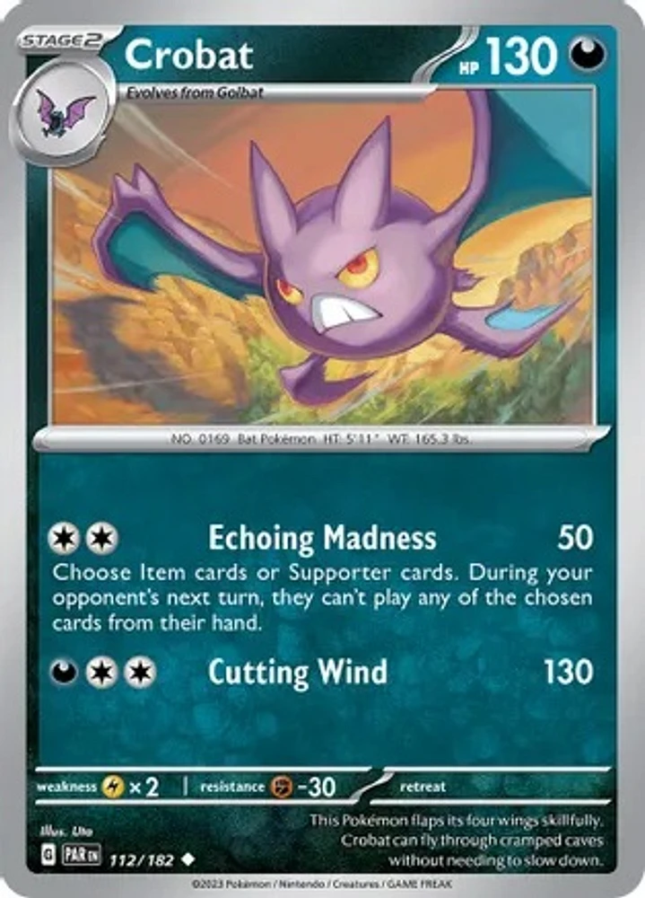 Crobat - 112/182 - Uncommon - Reverse Holo