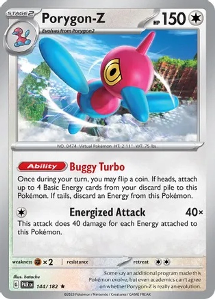 Porygon-Z - 144/182 - Rare - Reverse Holo