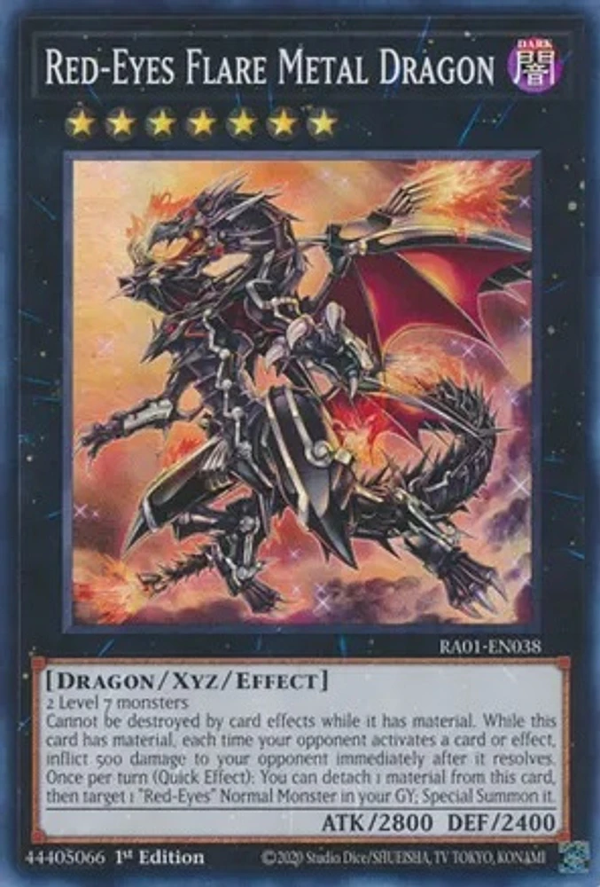 Red-Eyes Flare Metal Dragon - RA01-EN038 - Ultra Rare - 1st Edition