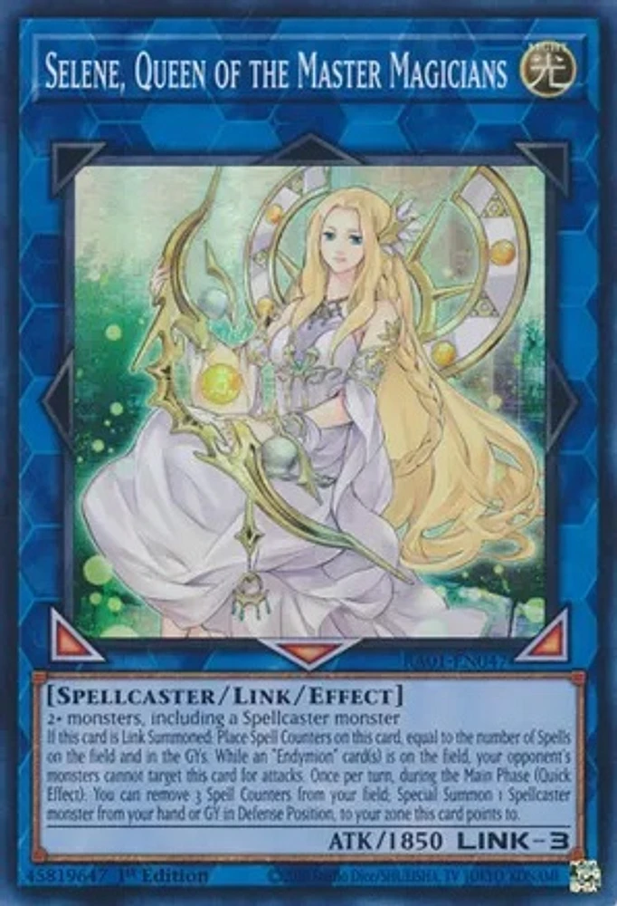 Selene, Queen of the Master Magicians - RA01-EN047 - Super Rare - 1st Edition