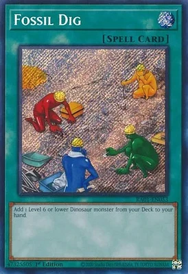 Fossil Dig - RA01-EN053 - Secret Rare - 1st Edition