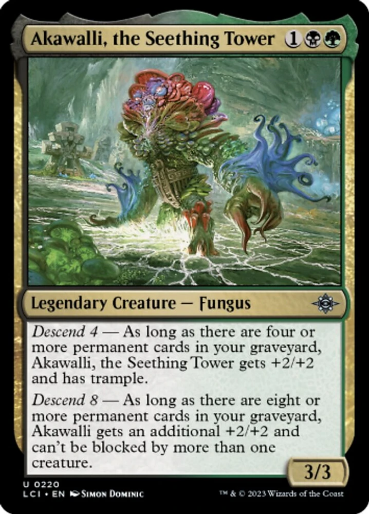 Akawalli, the Seething Tower - Foil