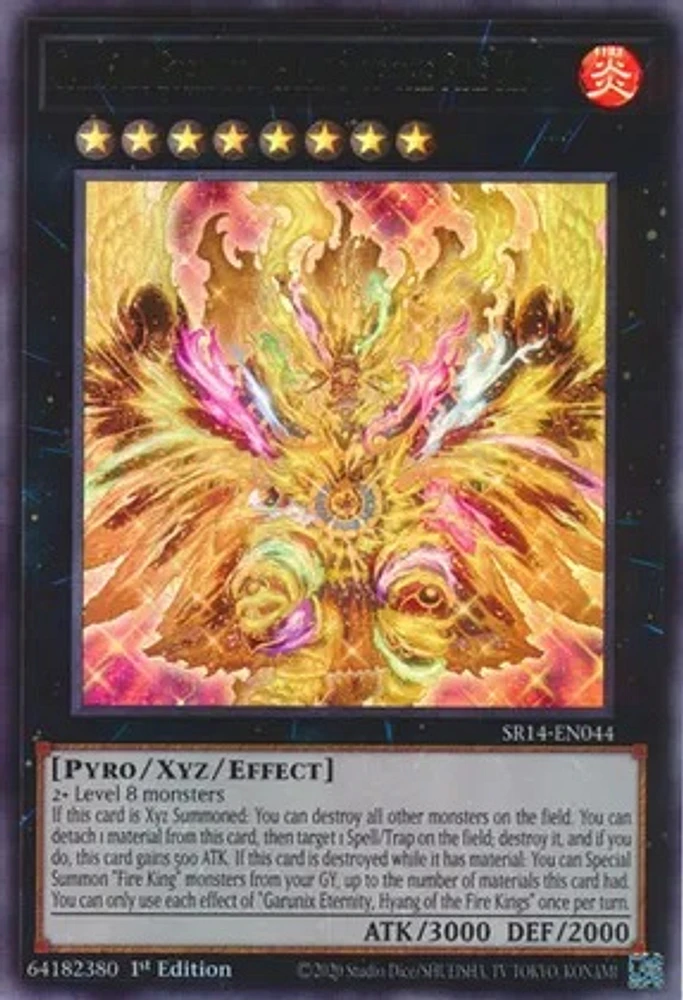 Garunix Eternity, Hyang of the Fire Kings - SR14-EN044 - Ultra Rare - 1st Edition