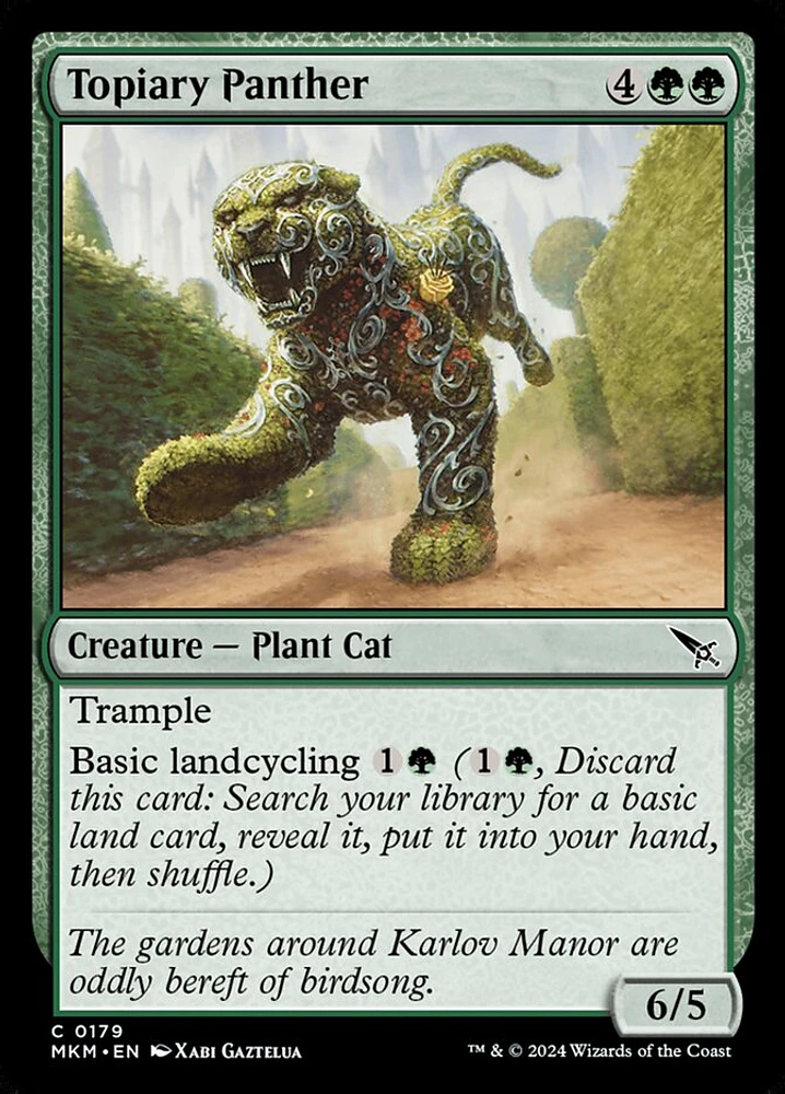 Topiary Panther - Foil