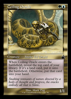 Coiling Oracle - Foil - Retro Frame