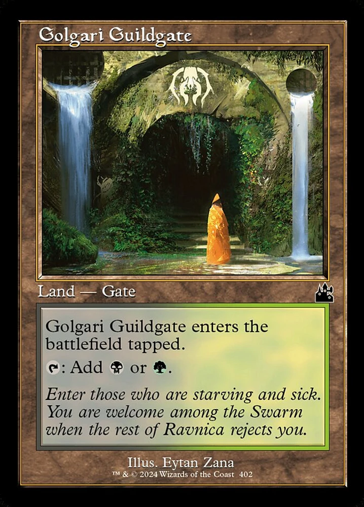 Golgari Guildgate - Retro Frame