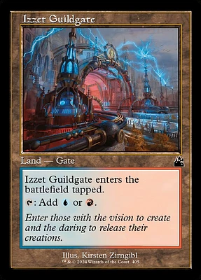 Izzet Guildgate - Retro Frame