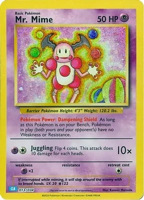 Mr. Mime - 013/034 - Classic Collection - Holo