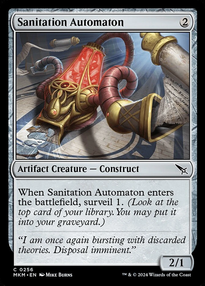 Sanitation Automaton - Foil