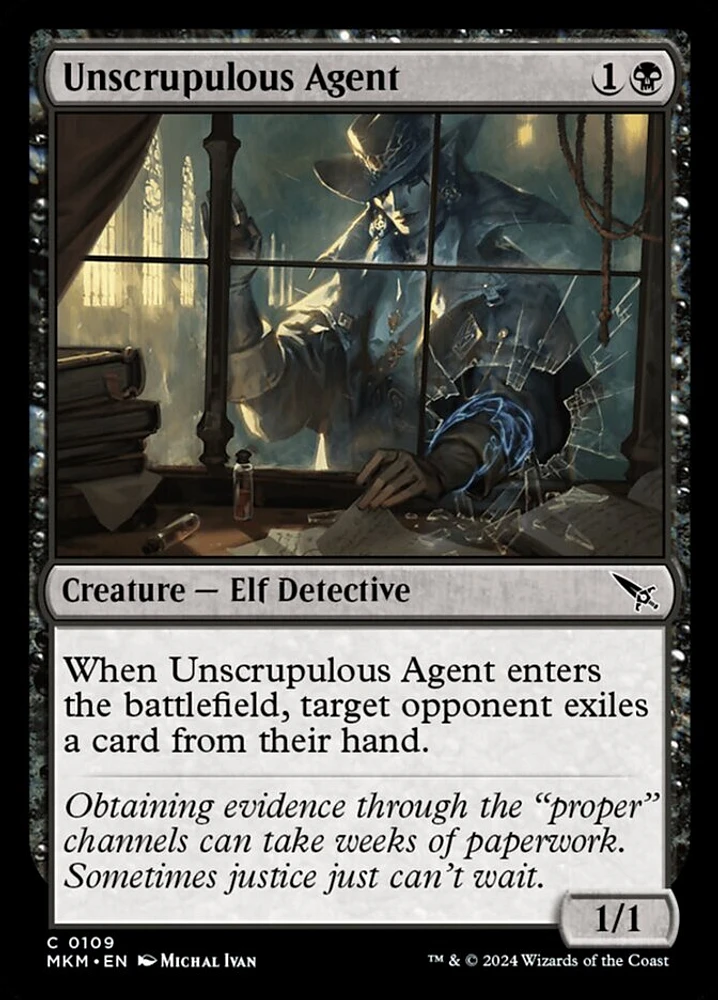 Unscrupulous Agent - Foil