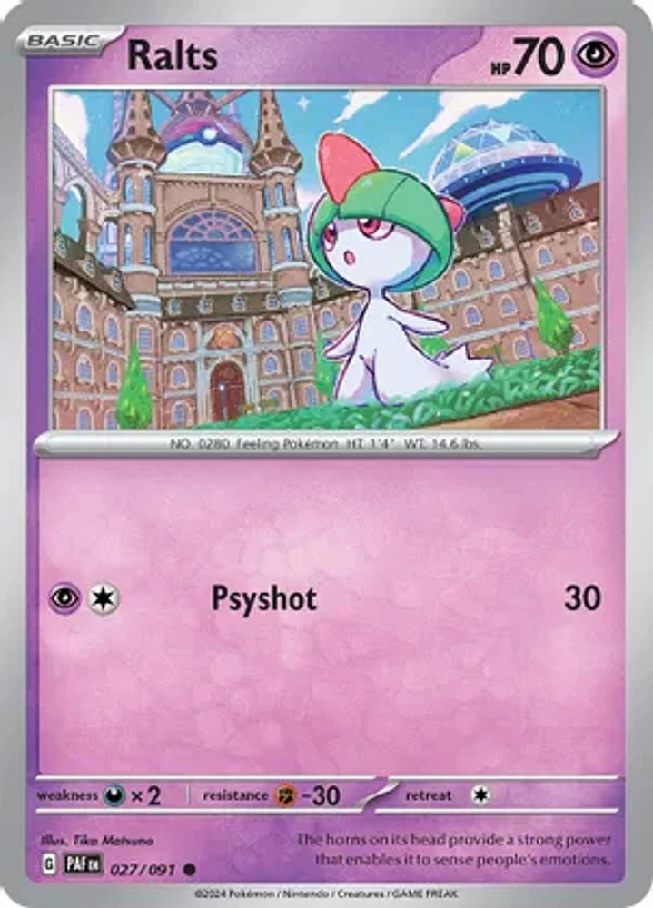 Ralts - 027/091 - Common - Reverse Holo