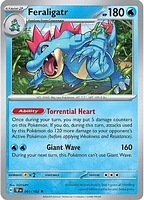 Feraligatr - 041/162 - Rare - Reverse Holo