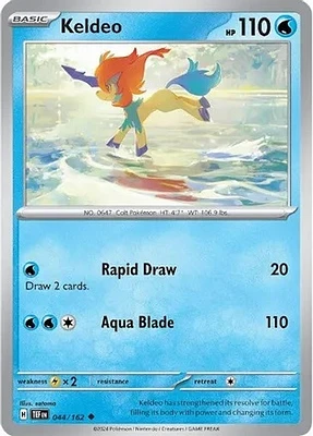 Keldeo - 044/162 - Uncommon - Reverse Holo