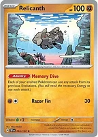 Relicanth - 084/162 - Rare - Reverse Holo