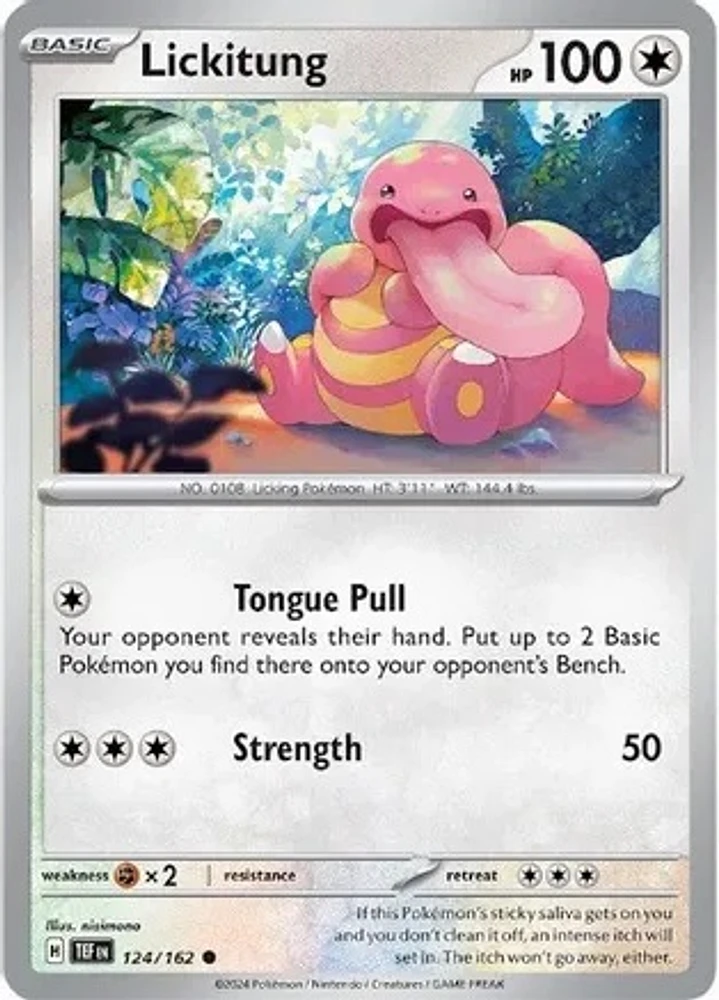 Lickitung - 124/162 - Common