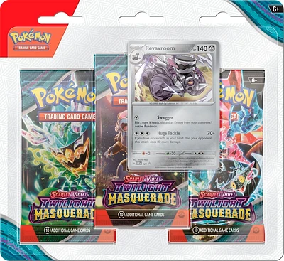 Scarlet & Violet - Twilight Masquerade 3 Pack Blister - Revavroom