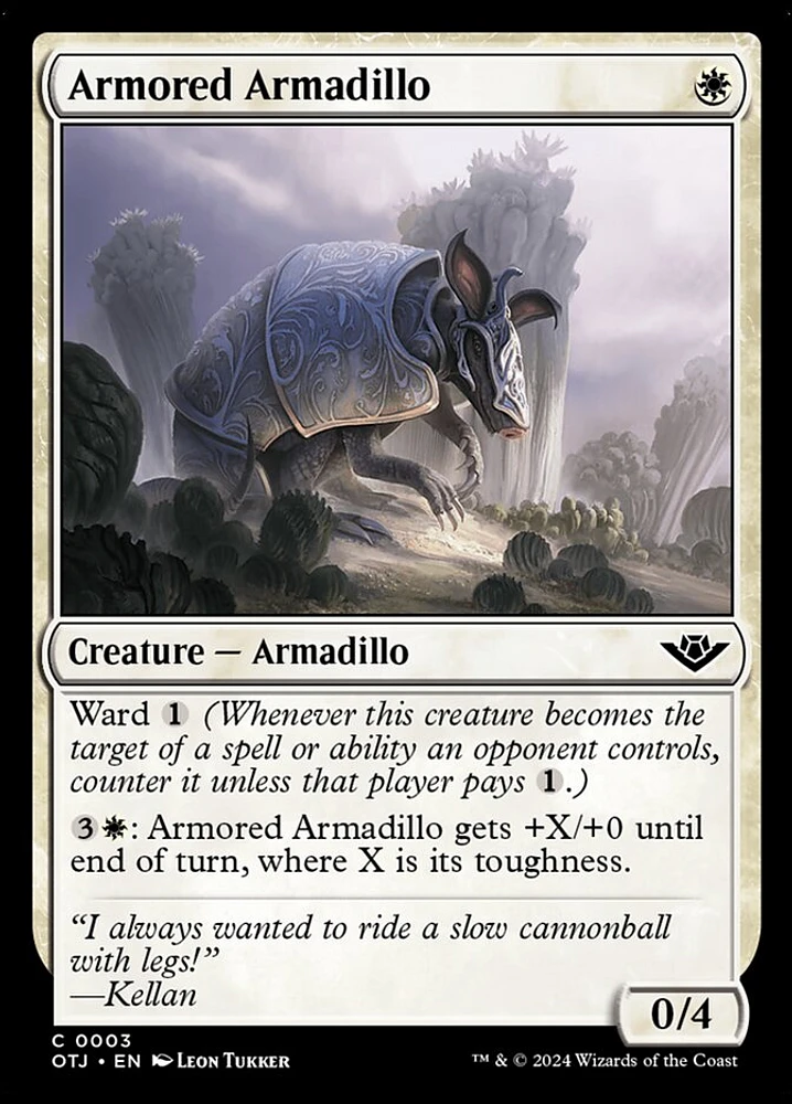 Armored Armadillo - Foil